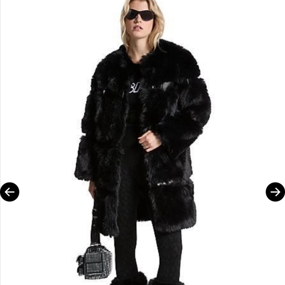Michael Kors Black Teddy Jacket